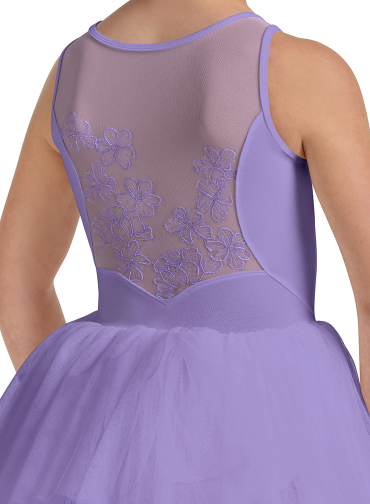 Bloch - Sweetheart Front Tutu Leotard - Child (CL50004) - Lilac