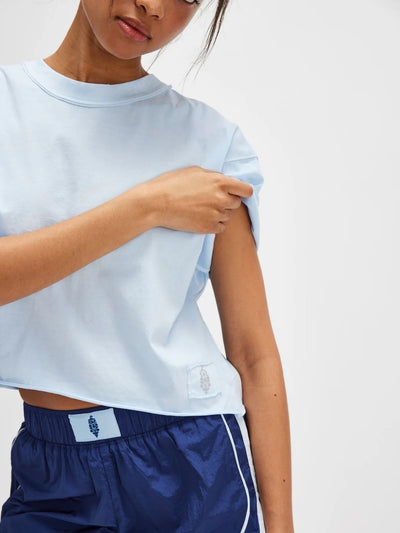 Free People - Inspire Tee - Adult (OB2151720-4410) - Baseline Blue