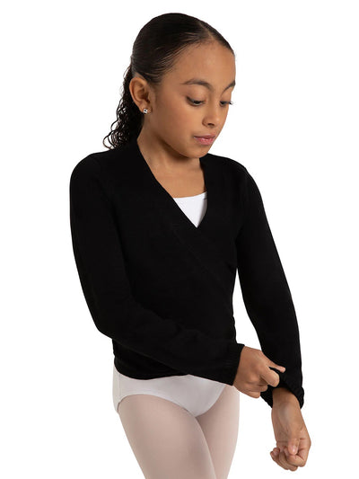 Capezio - Wrap Sweater - Child (CK10949C) - Black