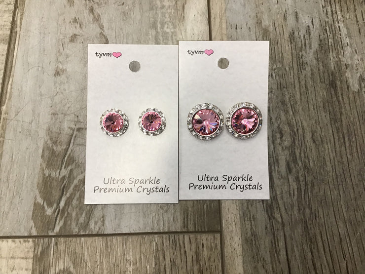 Thank You Very Much - Ultra Sparkle Center Stone Earring - Various Colors (GSO)