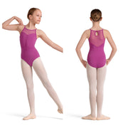 Mirella - Keyhole Halter Leotard - Child (M40002C) - Magenta