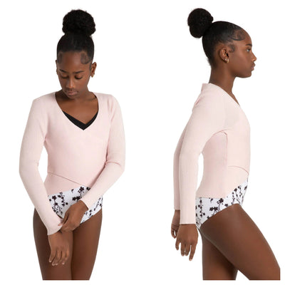 Capezio - Harmonie Wellness Wrap Sweater - CK10991 - Pink