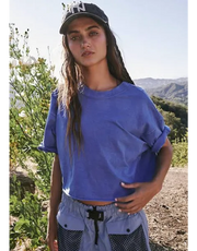 Free People - Inspire Tee - Adult (OB2151720-4228) - Blue Indigo