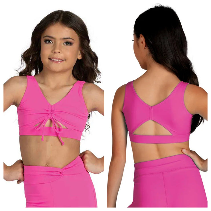 Danz N Motion - Evlynn Top - Child (24308C) - Neon Pink