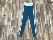 Danz N Motion - Full Length Legging with Side Stripe - Child/Adult (20412C/20412A) - Teal/Green - Final Sale