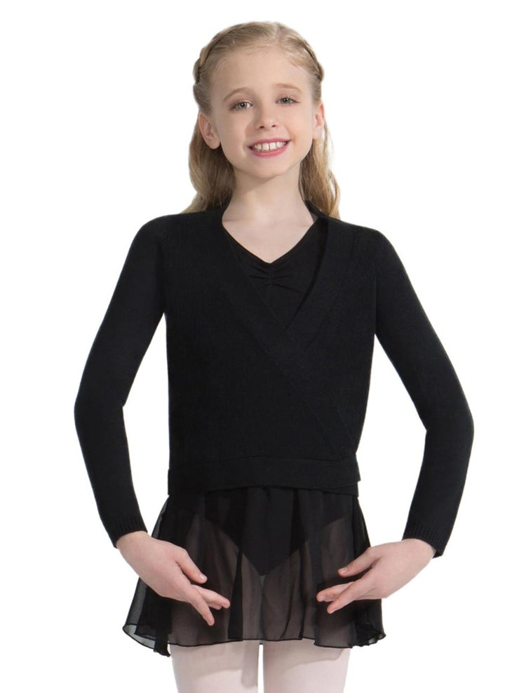 Capezio - Wrap Sweater - Child (CK10949C) - Black