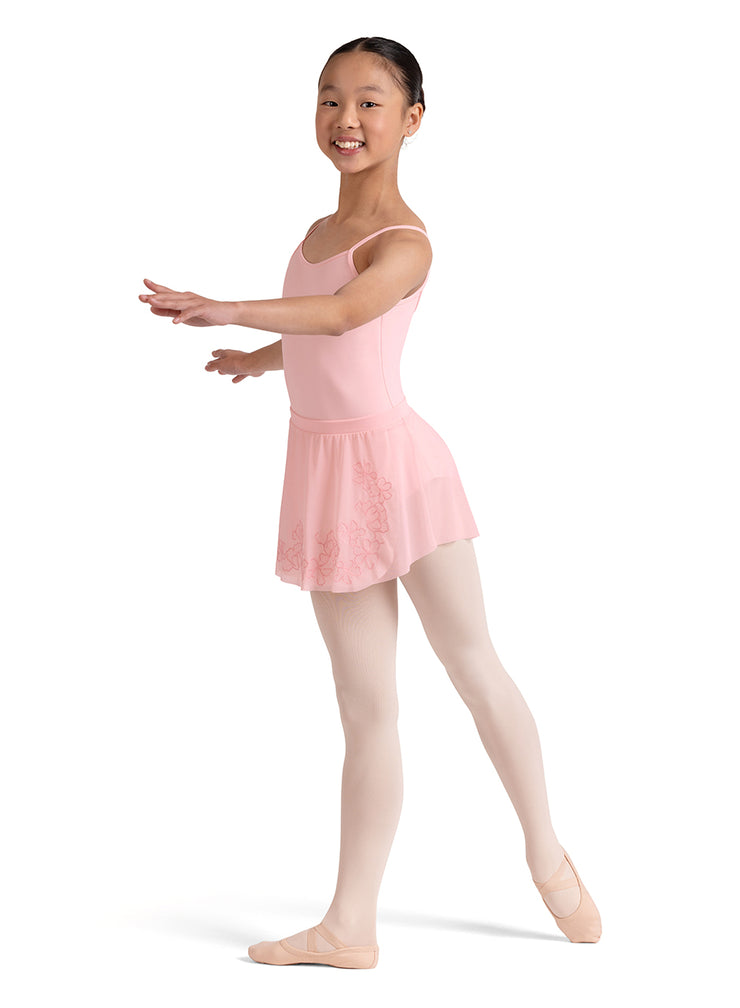 Bloch - Embroidered Pull On Skirt - Child (CR10002) - Candy Pink