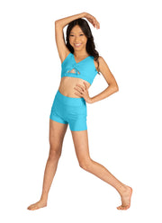 Danz N Motion - Evlynn Top - Child (24308C) - Blue Lagoon
