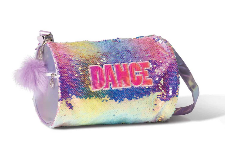 Danz N Motion - Sequin Burst Dance Duffle - (B25502) - Purple Multi