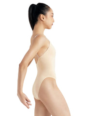 Capezio - Overs & Unders Bodyliners - Camisole Leotard w/ Clear Adjustable Straps - Child/Adult (3532C/3532) - Nude