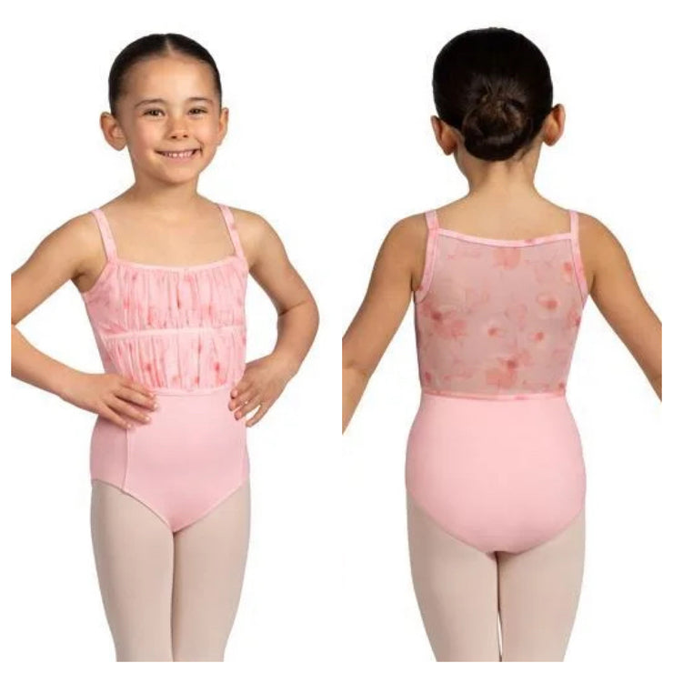 Bloch - Brooke Petal Scoop Neck Mesh Back Leotard - Child (CL5247) - Candy Pink