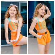 Oh La La Dancewear - Relax Shorts - Child/Adult (OLL281-TNG) - Tangerine