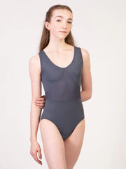 Suffolk - Contour V Front Tank Leotard - Adult (2700A) - Grey