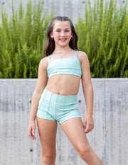 Oh La La Dancewear - The Resurgence Shorts - Child/Adult (OLL381-MGR) - Mist Green