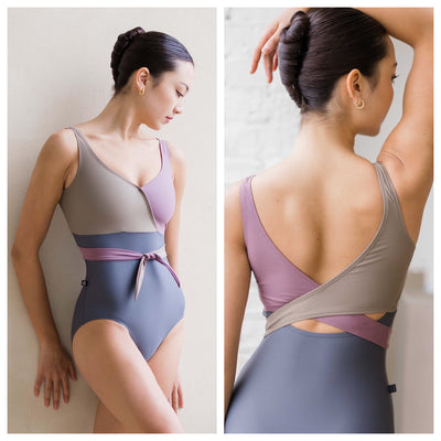 Jule Dancewear - Diamond Leotard - Adult (DI2) - Amethyst, Dust & Charcoal