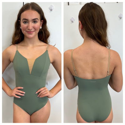 Nikolay - Charlotte Leotard with Adjustable Straps - Child/Adult (DAD1930MPN/DA1930MPN) - Olive