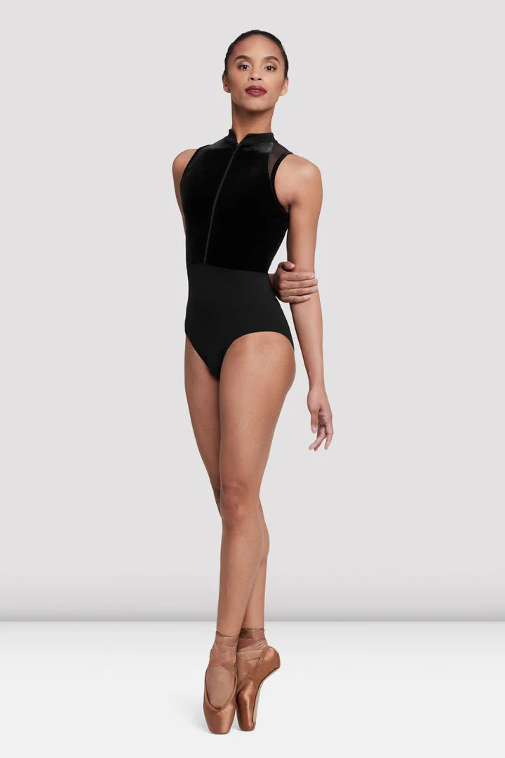 Bloch - Elosie Zip Front Leotard - Adult (L5287) - Black