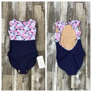 Chic Ballet Dancewear Co. - Boat Neck Floral Leotard - Child/Adult (CHIC103-NCL) - Nature’s Calm