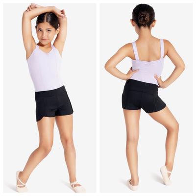 Capezio - Studio Collection Short with Built in Brief - Child (SE1081C) - Black