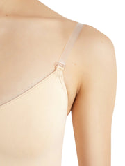 Capezio - Overs & Unders Bodyliners - Camisole Leotard w/ Clear Adjustable Straps - Child/Adult (3532C/3532) - Nude