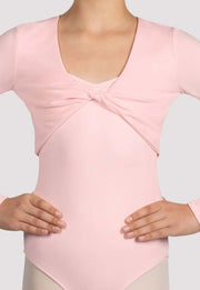 Mirella - Glow Girl Twist Front Top - Child (M748C) - Pink