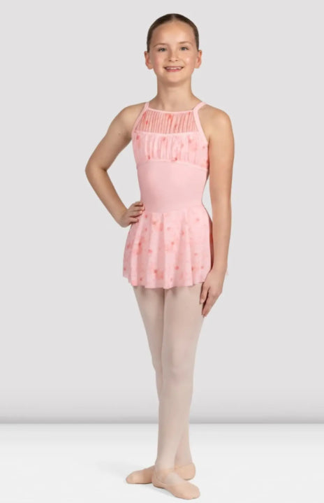 Bloch - High Neck Skirted Leotard - Child (CL5257) - Candy Pink