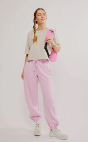 Free People Movement - Sprint to the Finish Pants - Adult (OB1653600-6148) - Powder Pink