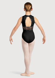 Bloch - Petal Macie Halter Leotard - Child (CL5255) - Black