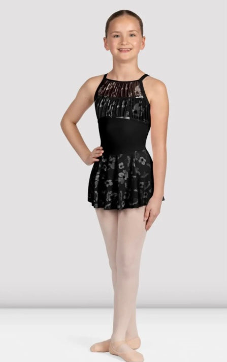 Bloch - High Neck Skirted Leotard - Child (CL5257) - Black