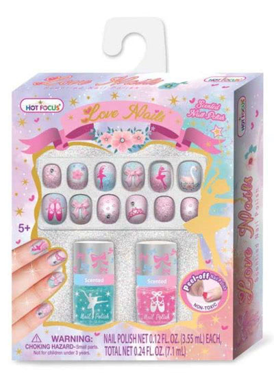 Hot Focus - Ballerina Beauties Love Nails Set (040BB)