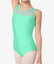 So Danca - High Neck Leotard Leotard With Keyhole Back - Adult (SL127) - Mint Green