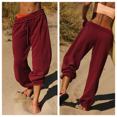 Free People Movement - Sprint to the Finish Pants - Adult (OB1653600-0010) - Sour Cherry