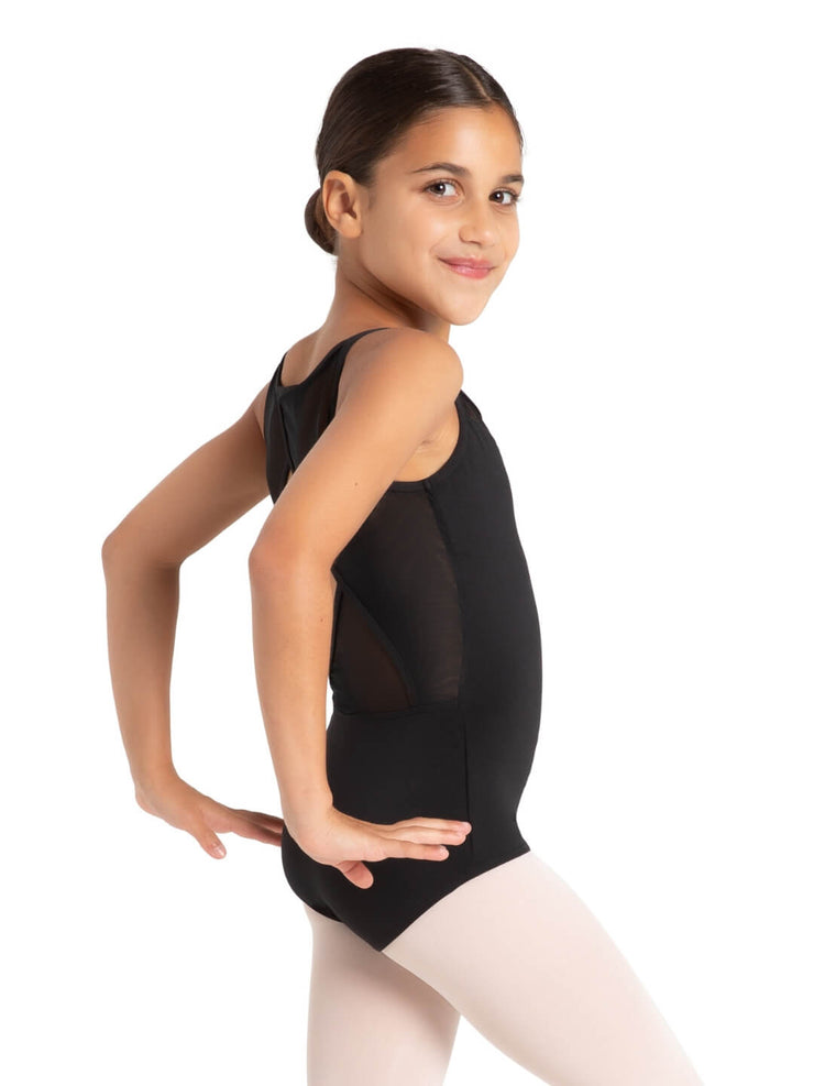 Capezio - Star Struck Astro Diamond Back Leotard - Child (12106C) - Black