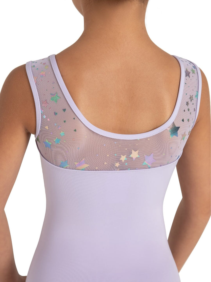 Capezio - Star Struck Mars Mesh Back Leotard - Child (12104C) - Lavender