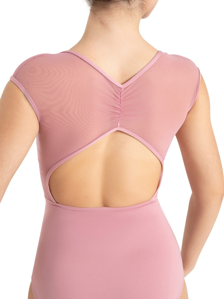 Capezio - Wildflower Daisy Cap Sleeve Leotard - Child/Adult (12089C/12089W) - Outline Floral Lilas