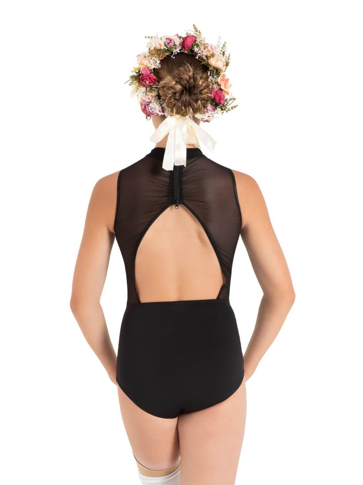 Capezio - Wildflower Hyacinth High Neck Leotard - Child/Adult (12087C/12087W) - Black