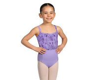 Bloch - Brooke Petal Scoop Neck Mesh Back Leotard - Child (CL5247) - Lilac