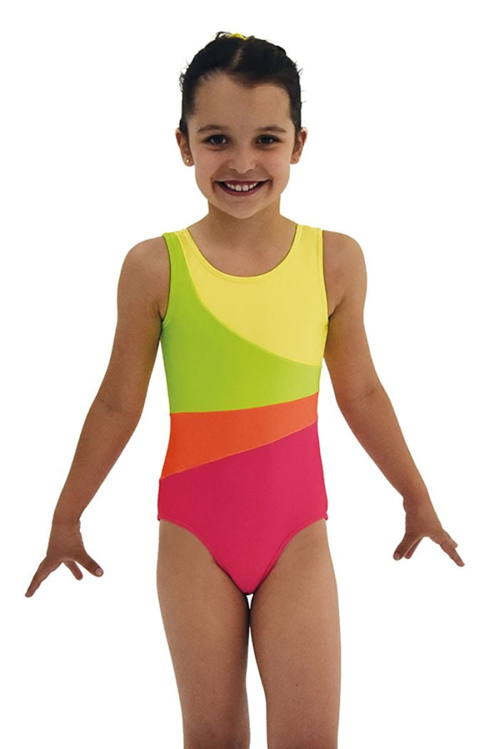 Mondor - Sleeveless Leotard - Child (7812) - Goji