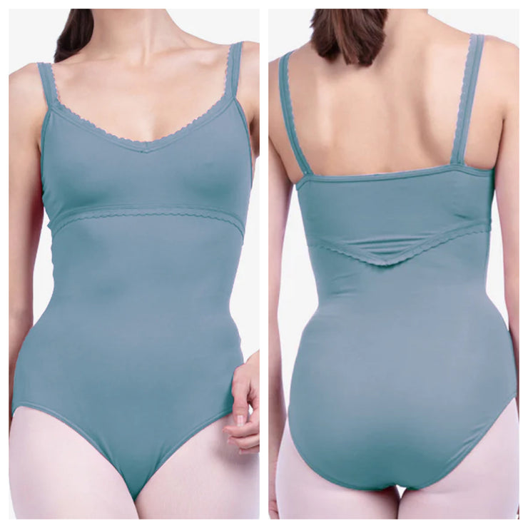 Repetto - Fancy finishing details leotard - Adult (D0753N) - Vert Equateur