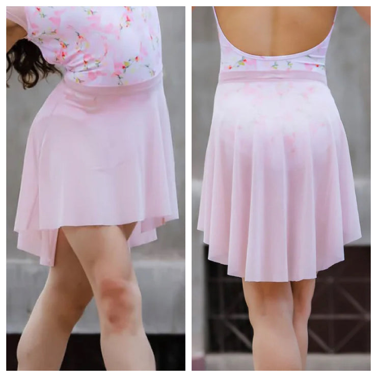 Oh La La Dancewear - The Cassandra Skirt (CHIC203-APR) - Apricot