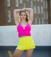 Oh La La Dancewear - The Adella Skirt - Child/Adult (OLL320-BLY) - Blazing Yellow