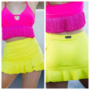 Oh La La Dancewear - The Adella Skirt - Child/Adult (OLL320-BLY) - Blazing Yellow