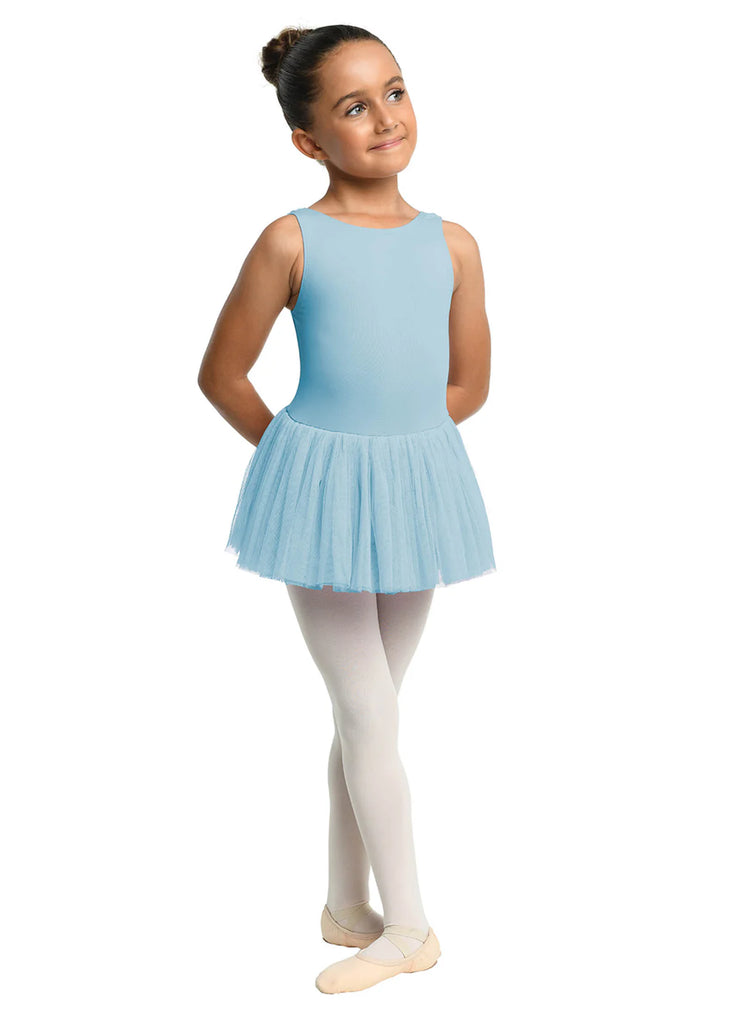 Danz N Motion - Tank Dress with Bow Back - Child (23208C) - Light Blue