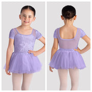 Bloch - Delilah Cap Sleeve Tutu Dress - Child (CL5242) - Lilac