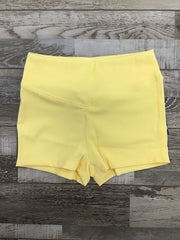 Oh La La Dancewear - The Forever Ribbed Short - Child (OLL193-SUN) - Sunshine Final Sale