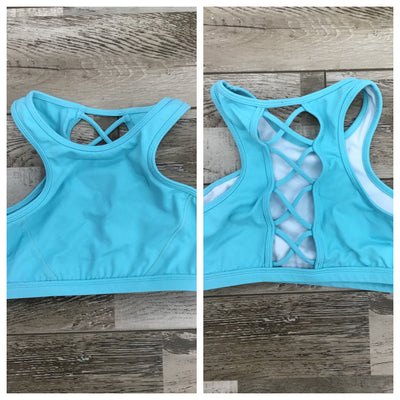 Leo - Crop Top - Adult (LC176T) - Blue