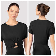 Mirella - Ladies Majesty Crop Top - Ladies (M750L-BLK) - Black