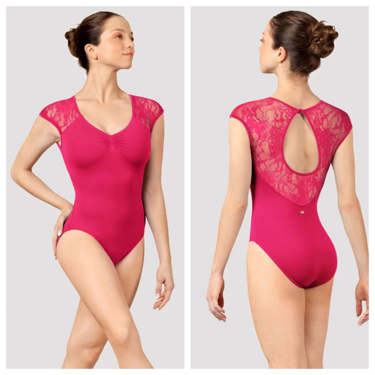 Mirella - Ladies Majesty Cap Sleeve Leotard - Ladies (M5108LM-WTM) - Watermelon