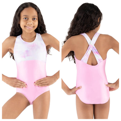 Capezio - Pixel Pop Star Swirl Leotard - Child (12200C-GRL) - Galaxy Medium Pink