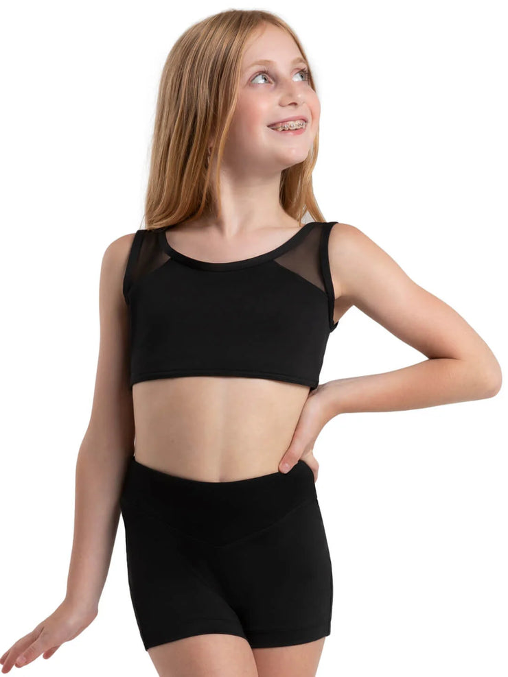 Capezio - Jewel Garden Topaz Top - Child (12293C) - Black